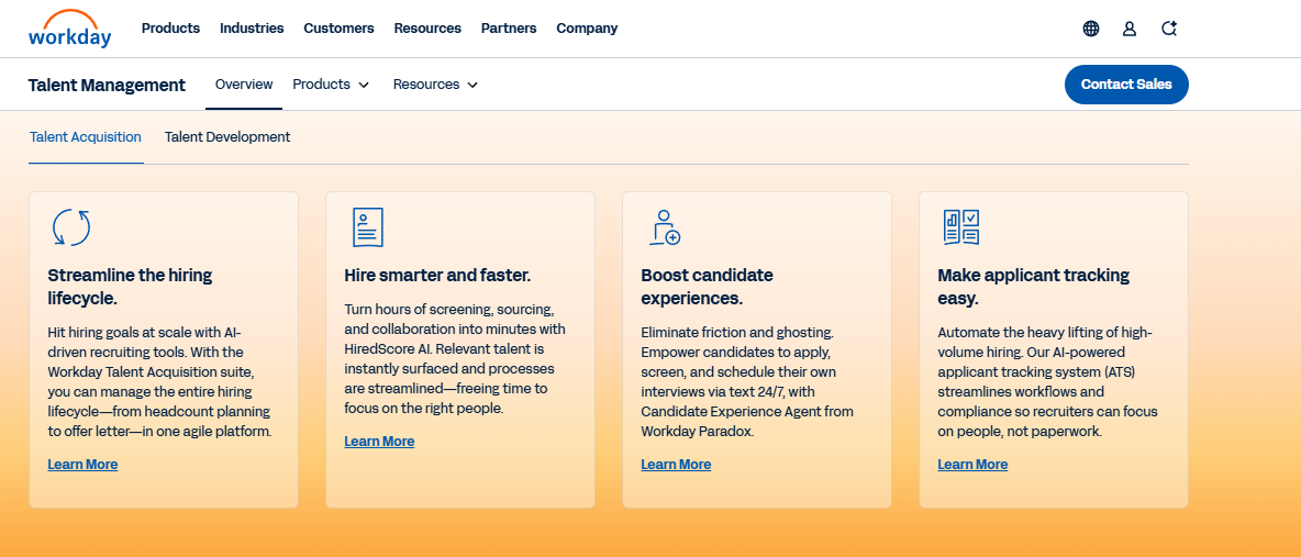 Workday Talent Management Overview Covering Hiring Lifecycle, Ai Screening And Applicant Tracking